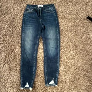 KanCan Distressed Blue Skinny Jeans